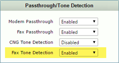 FaxToneDetection