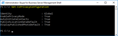 Get-CsPrivacyConfiguration